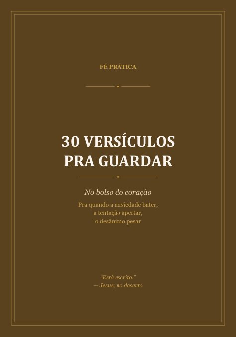 30 Versículos Pra Guardar